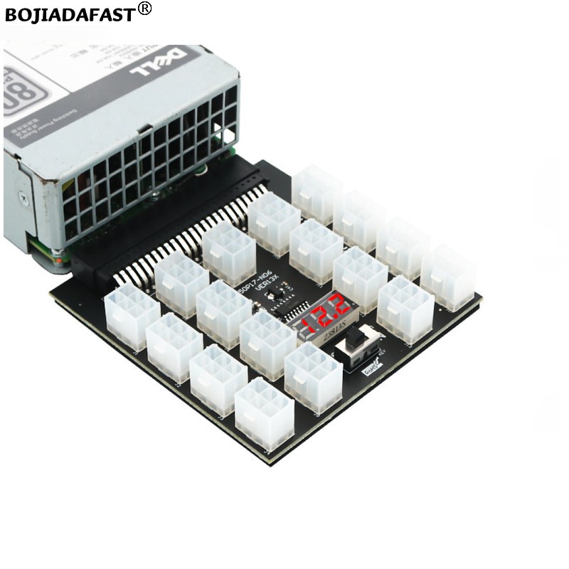 17 * PCI-E 6-pins connector, s - 2400W Server Psu Breakout Board recensie en prijs