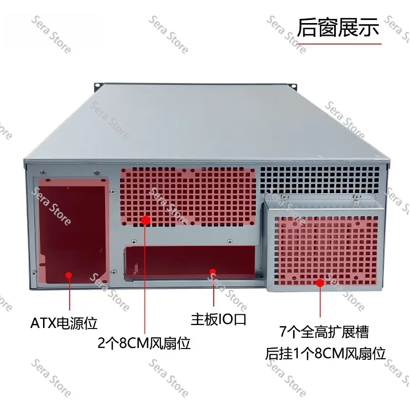 4U GPU-serverbehuizing voor 6/ - 8 Gpu 4U Server Chassis recensie en prijs